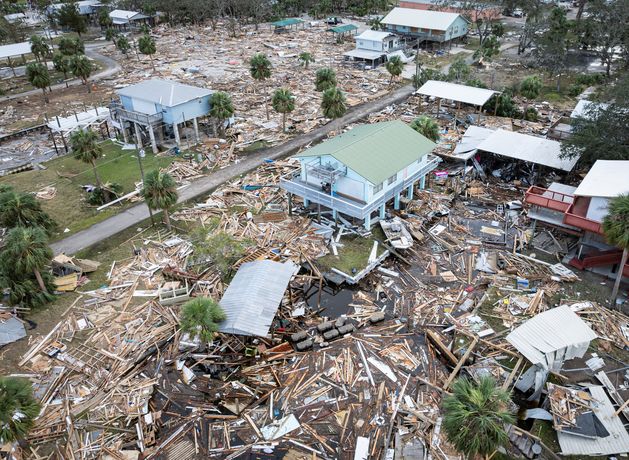 Dozens dead and millions without power as Hurricane Helene batters south-east of US