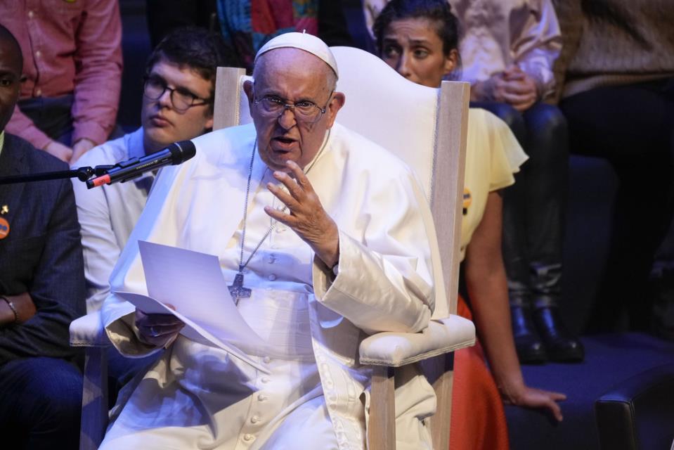 Belgian Catholic university denounces visiting pope's views on women after he digs in on their role