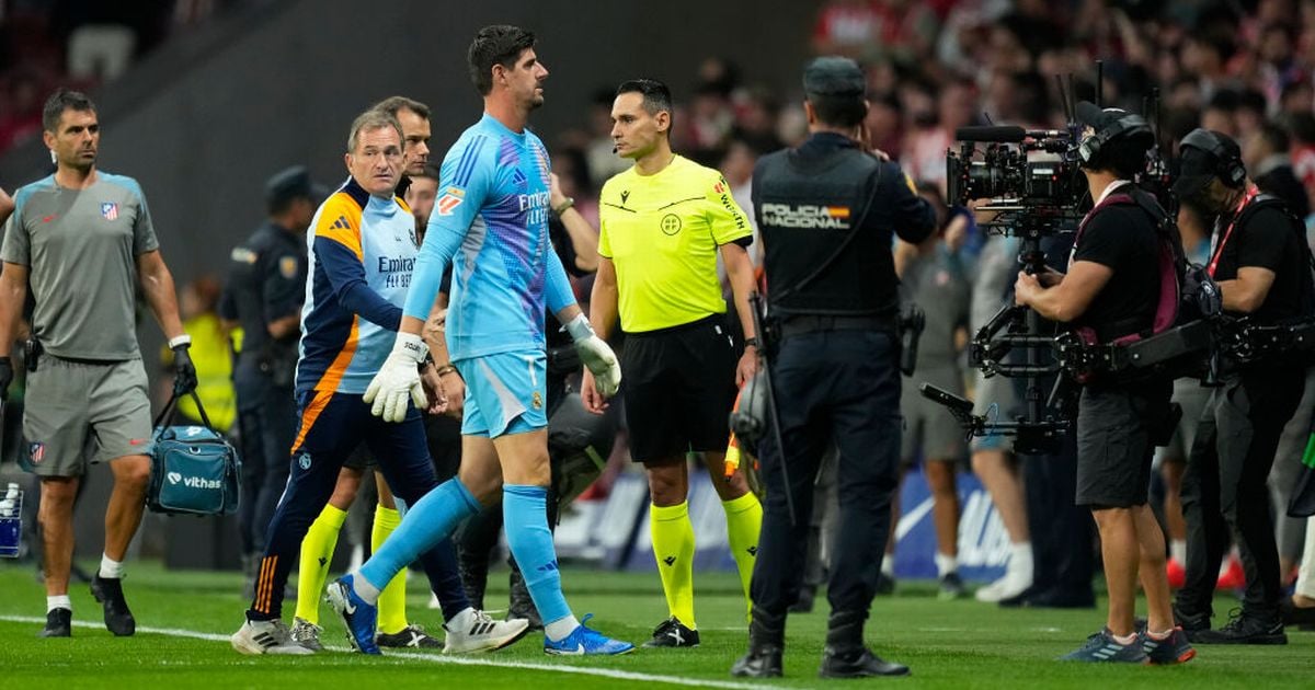 Atletico Madrid vs Real Madrid SUSPENDED as fans 'throw poo' at Thibaut Courtois