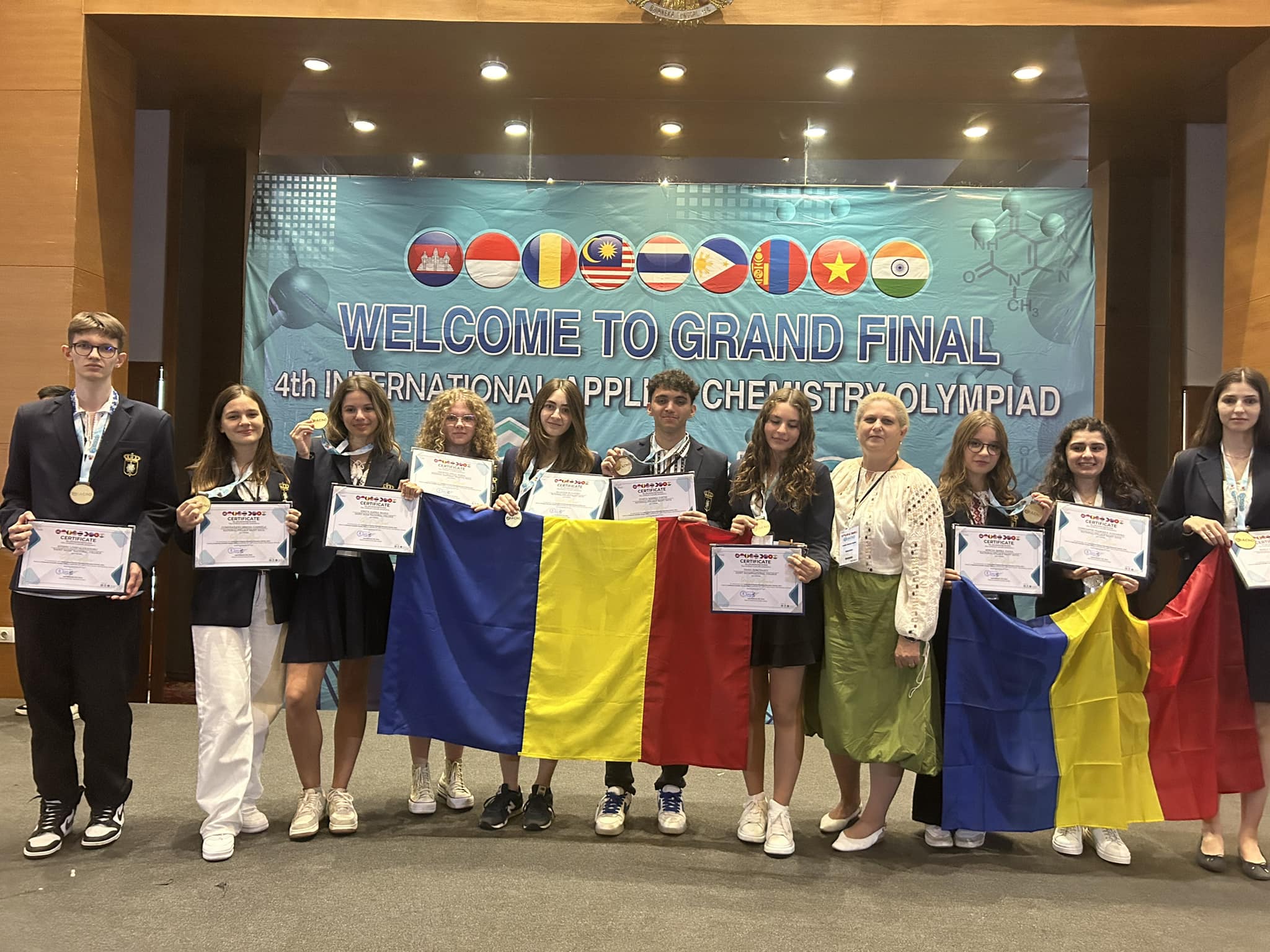 Romanians won 13 gold medals at the Chemistry Olympiad