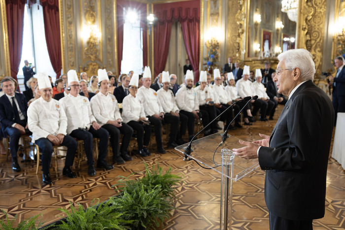 Mattarella tells chefs they help in relations between States