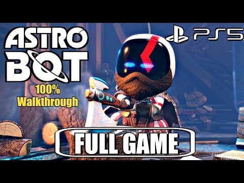 ASTRO BOT 100% Gameplay Walkthrough FULL GAME 2024 (PS5) 4K 60FPS