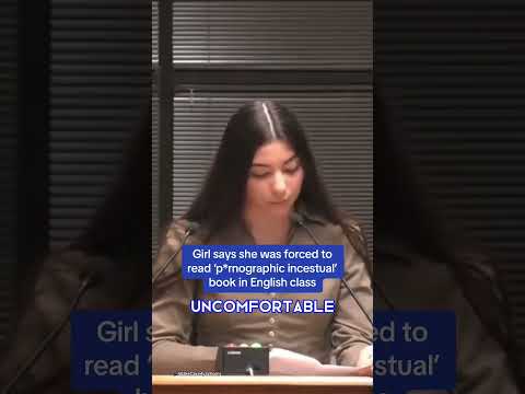 Girl says she was forced to read &#39;pornographic incestual&#39; book in English class