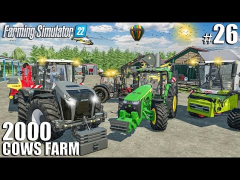 I Upgraded THE FARM with NEW TRACTOR | 2000 Cows Farm Ep.26 | Farming Simulator 22