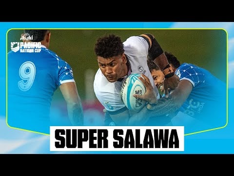 Hattrick Hero Kitione Salawa | Asahi Super Dry Pacific Nations Cup 2024