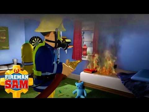 Norman&#39;s bedroom is on fire! | Fireman Sam Official | Cartoons for Kids