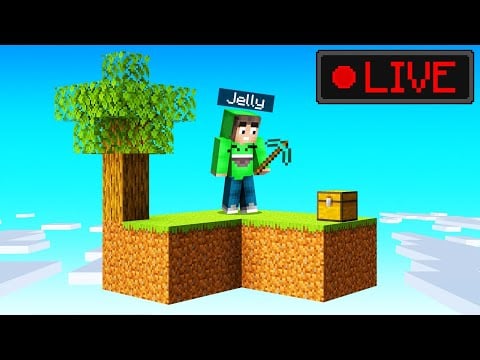 Building The ULTIMATE SKYBLOCK in Minecraft *LIVE*