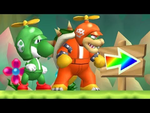 New Super Bowser and Yoshi Bros. Wii - 2 Player Co-Op - #03 (HD)