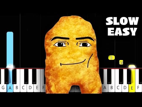 Gegagedigedagedago - SLOW EASY Piano Tutorial