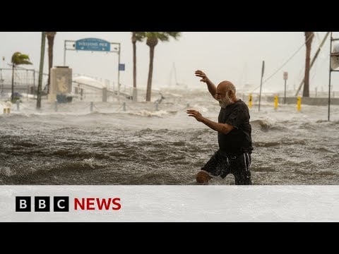 Storm Helene: Deadly floods spread to more US states | BBC News