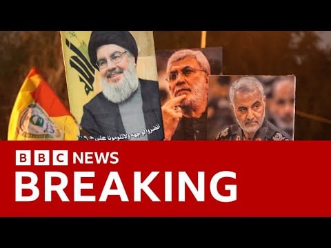 Israel striking more Hezbollah targets in Lebanon after killing leader | BBC News