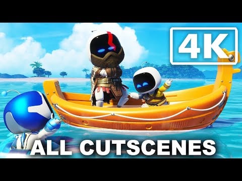 Astro Bot PS5 - All Cutscenes [4K 60FPS]