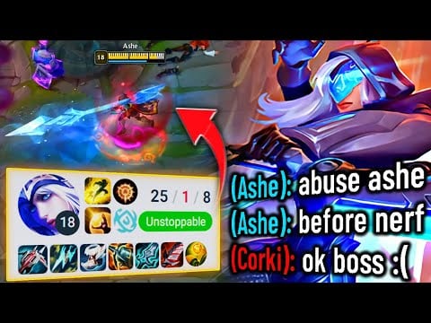 ASHE IS A LITTLE BROKEN.. TAKE ADVANTAGE OF THAT