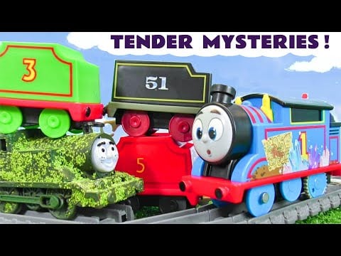 Toy Train Tender Mystery Stories with Thomas and Tom Moss