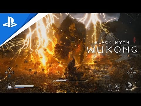 Black Myth: Wukong - GOLD ARMORED RHINO Boss Fight PS5 Gameplay