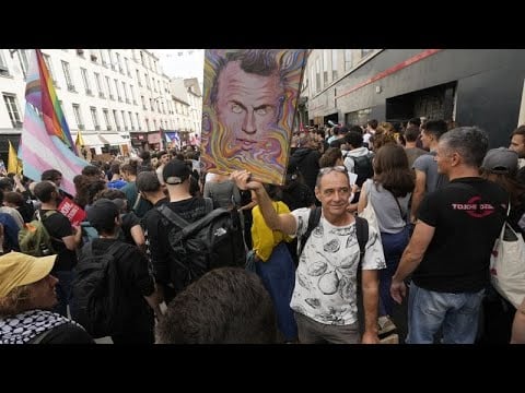 Thousands protest across France against Macron&#39;s choice of PM