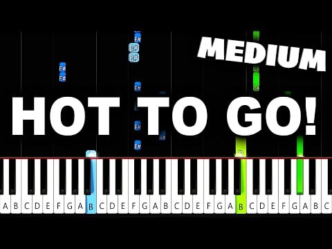 Chappell Roan - HOT TO GO! - Piano Tutorial (MEDIUM)