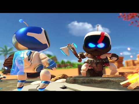 What Happens When You Slap Kratos in Astro Bot