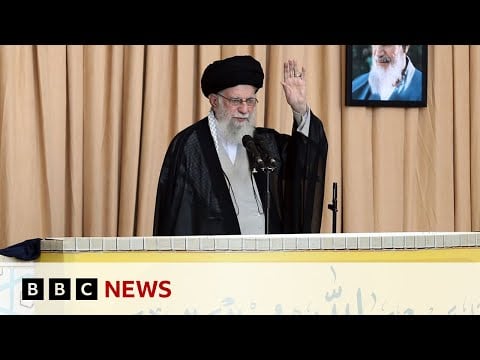 Iran&#39;s supreme leader defends strikes on Israel in rare public speech | BBC News