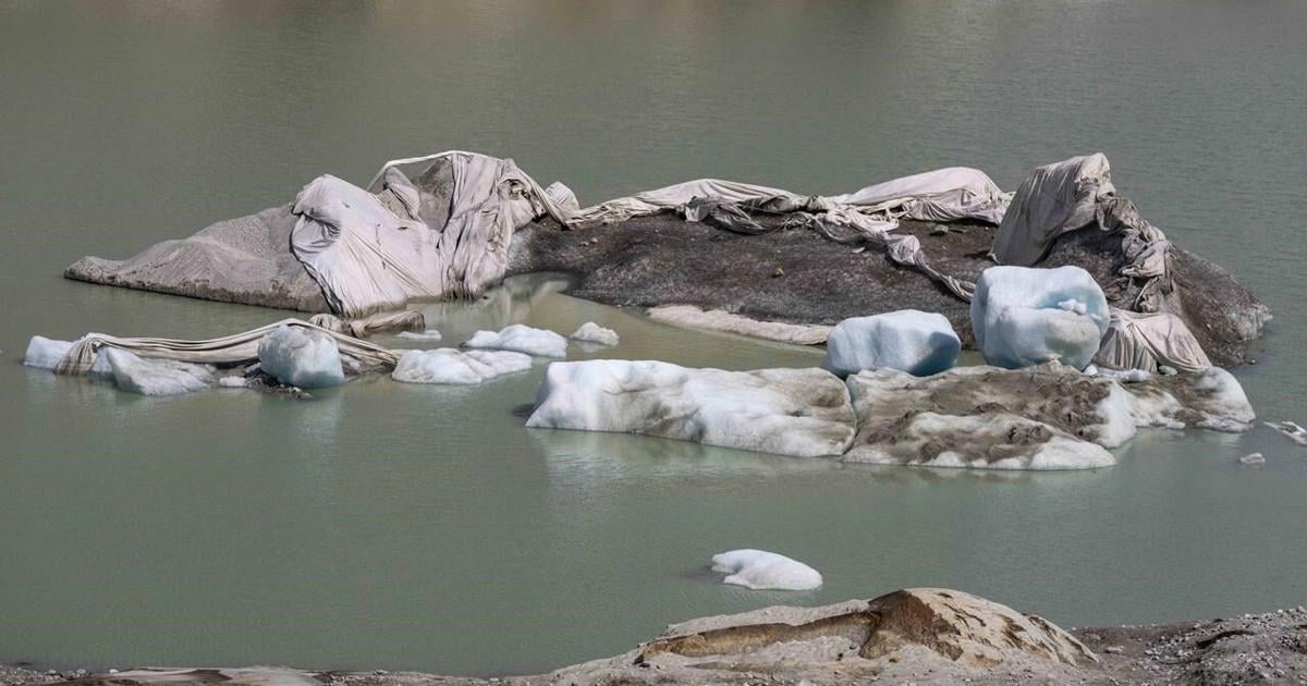 Swiss glaciers are receding again after 2 punishing years and despite a good start to 2024