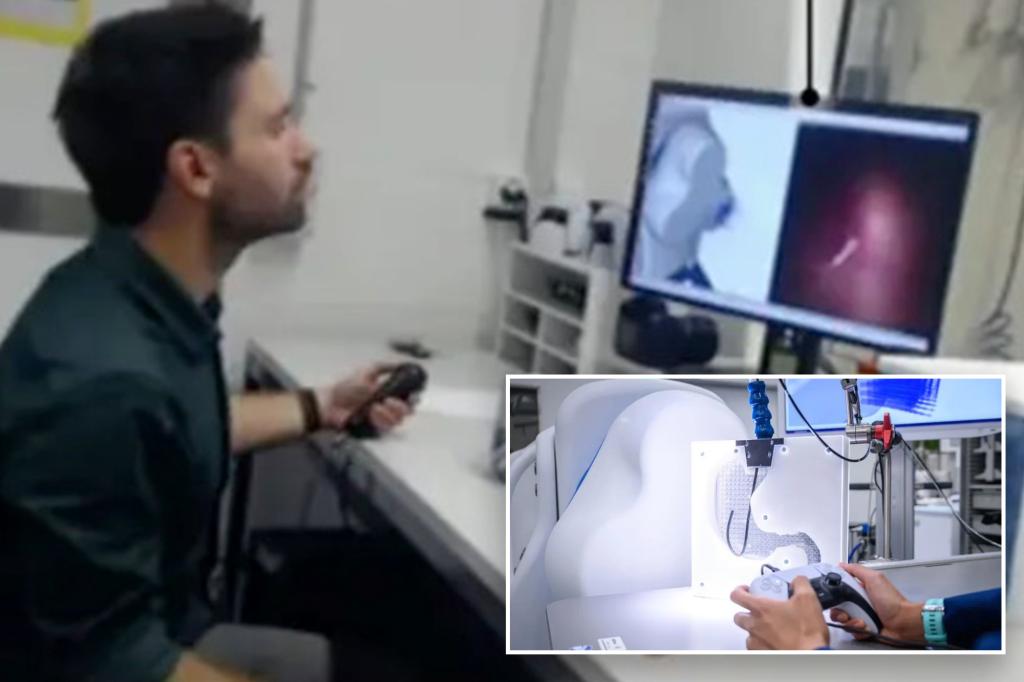 Surgeons use PlayStation controller for long-distance endoscopy