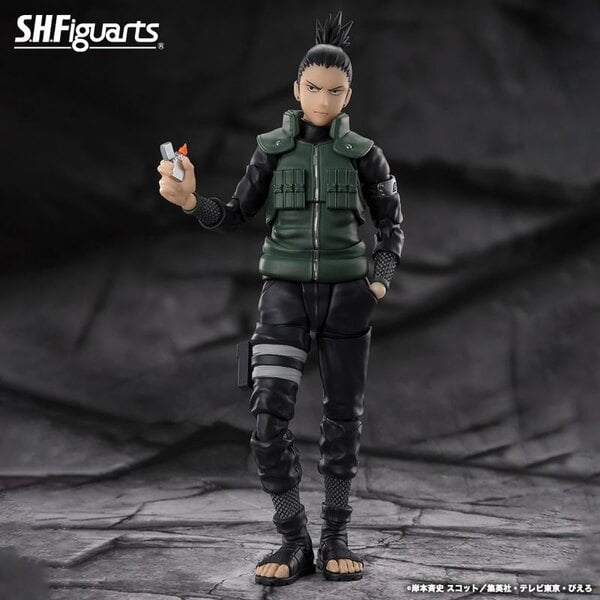 Tamashii Nations Naruto: Shippuden S.H.Figuarts Shikamaru Nara (Brilliant Strategist) Action Figure Available to Pre-order