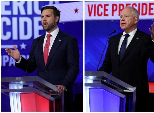 Walz and Vance keep it cordial but attack running mates in US vice-presidential debate