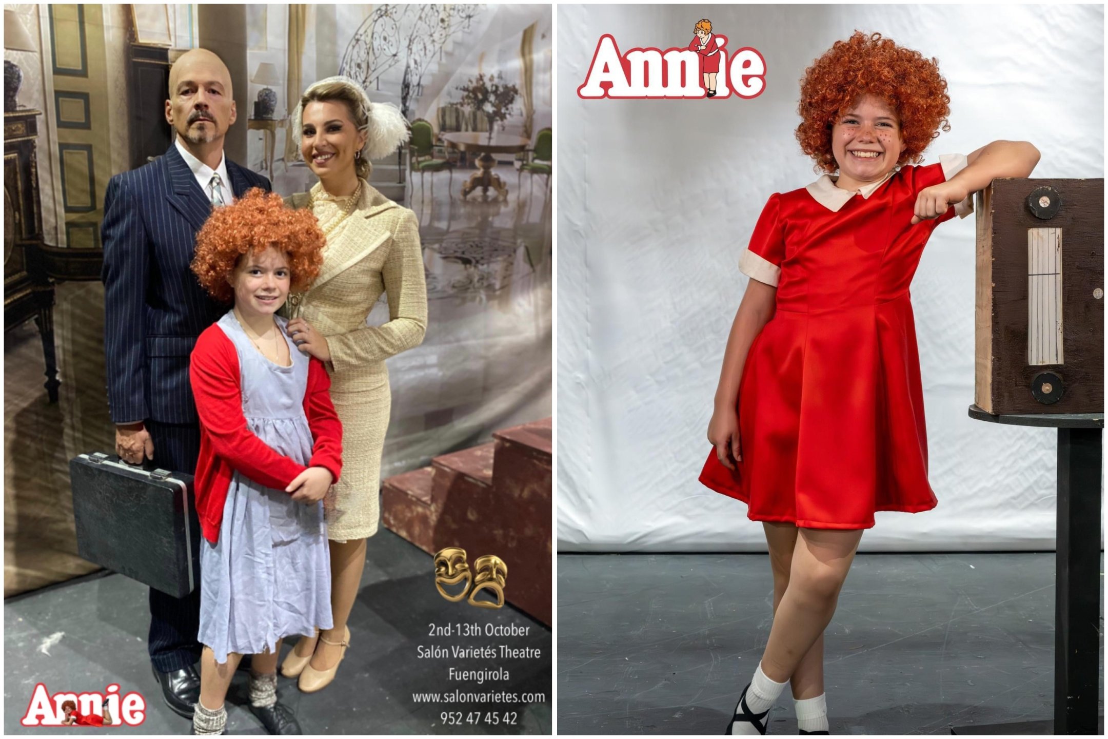 Giveaway: Win two free tickets to see Annie The Musical at the English-speaking Salon Varieties theatre in Fuengirola