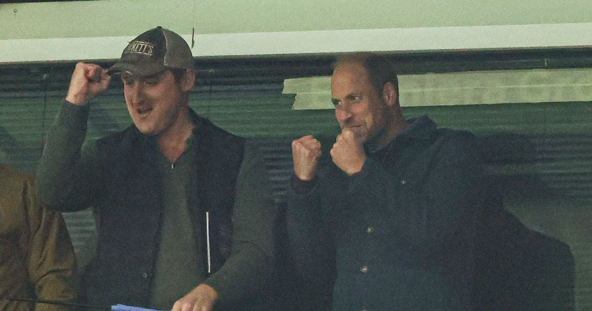 Prince William's reaction to Aston Villa winner vs Bayern says it all