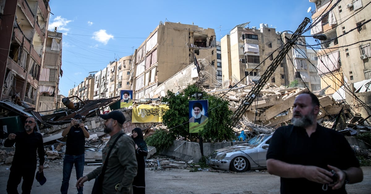 Dahiyeh was an area bustling and full of life in Beirut. Suddenly it stands empty