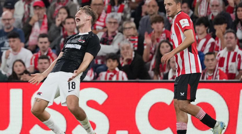 AZ Alkmaar defeated 2-0 away by Athletic Club in the UEFA Europa League