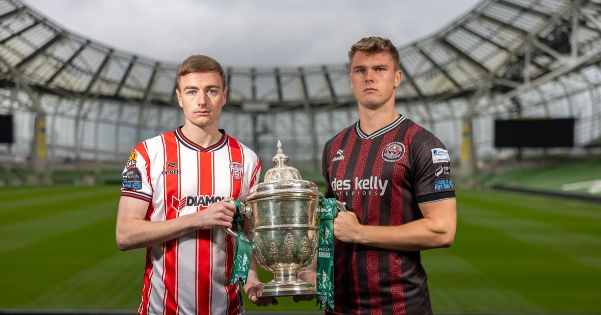 What time and TV channel is Bohemians v Derry City on today in the FAI Cup semi-final?