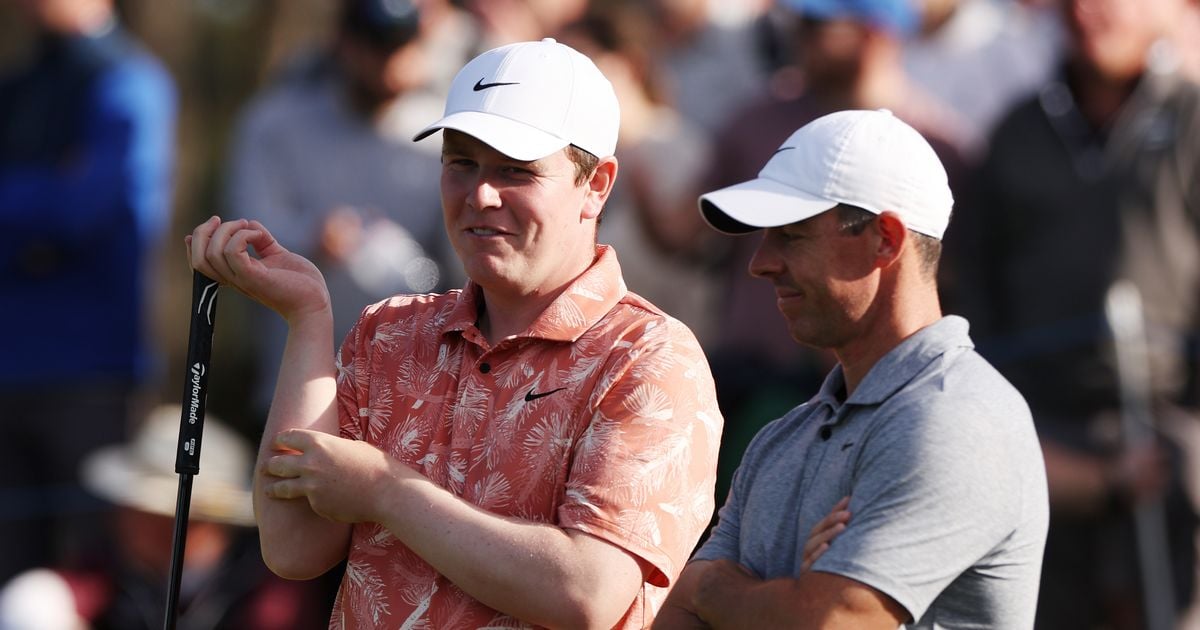 Rory McIlroy draws death stare from Bob MacIntyre as breathtaking drive interrupts Scot's putt at Dunhill Links