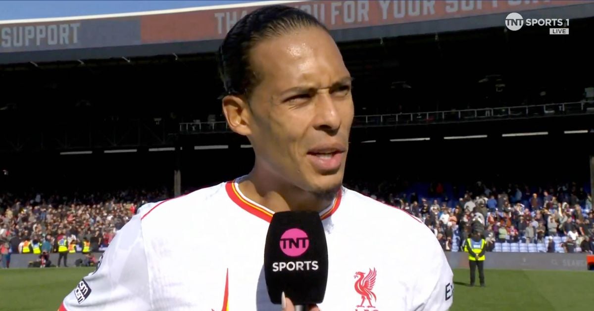 Virgil Van Dijk gives surprising three-word response to Liverpool statistic