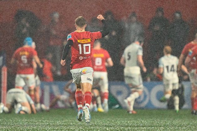 Jack Crowley shines as Munster defy the conditions to bounce back from Zebre defeat with bonus point win