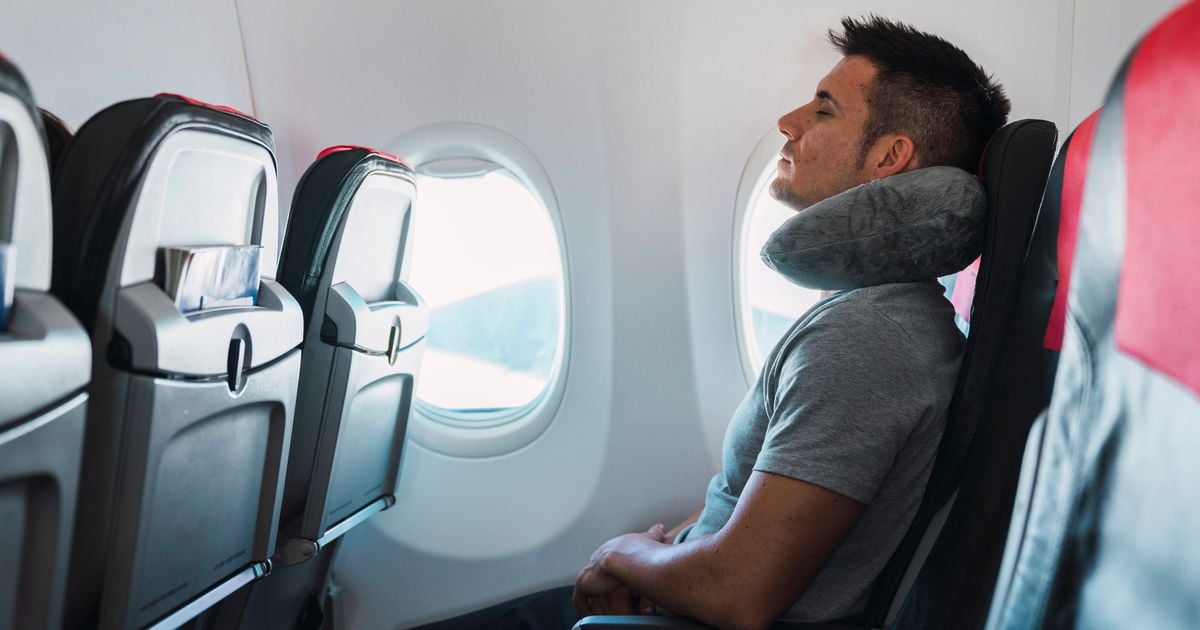 Plane passenger's three-step trick to sleeping on flight when you can't get comfy