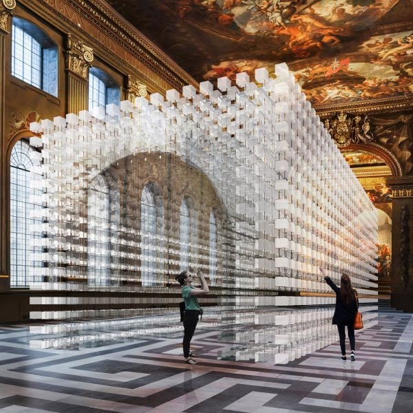 Melek Zeynep Bulut designs suspended "portal" in historic building for London Design Festival