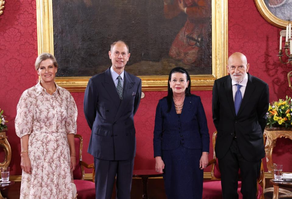 Duke and Duchess of Edinburgh pay courtesy visit to President Myriam Spiteri Debono