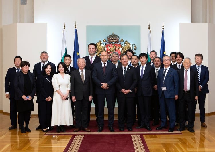 President Radev Welcomes Japanese Interest in Investment and Trade Potential of Bulgaria