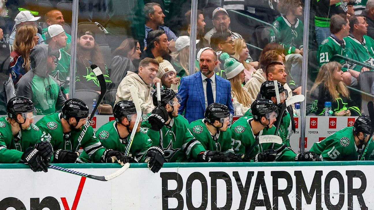 Coach Pete DeBoer back with Stars after having appendectomy