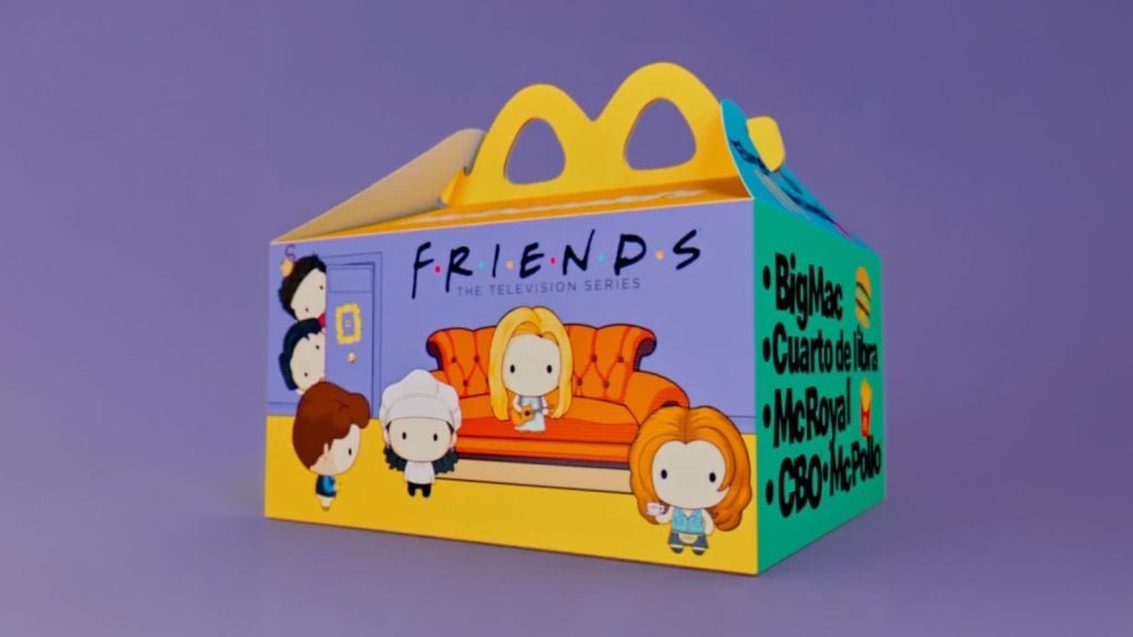 McDonald's Spain Celebrates 'Friends' 30th Anniversary With An Adult Happy Meal