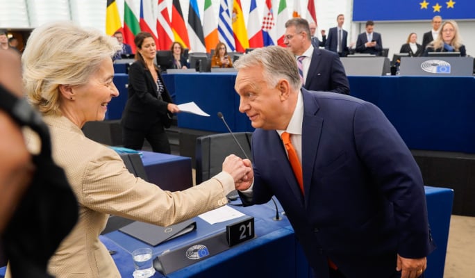  Cold reception for Viktor Orban as Von der Leyen berates his support for Russia 