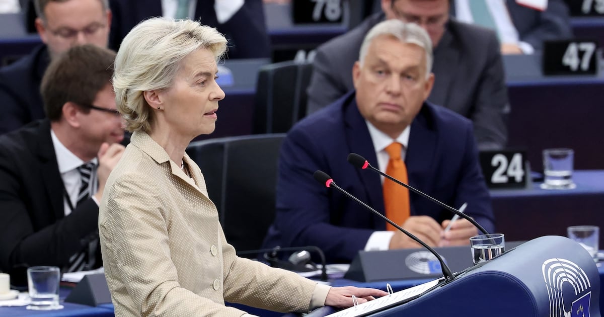 Von der Leyen criticises Orban for undermining the EU