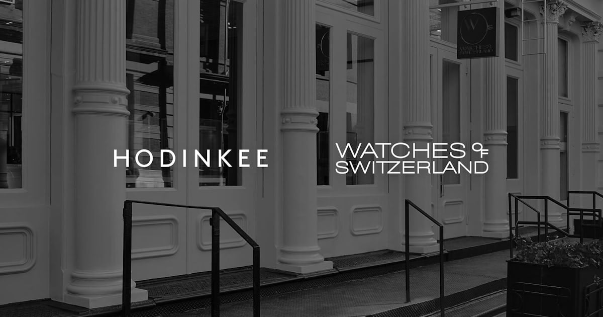 Hodinkee Joins Forces With Watches Of Switzerland