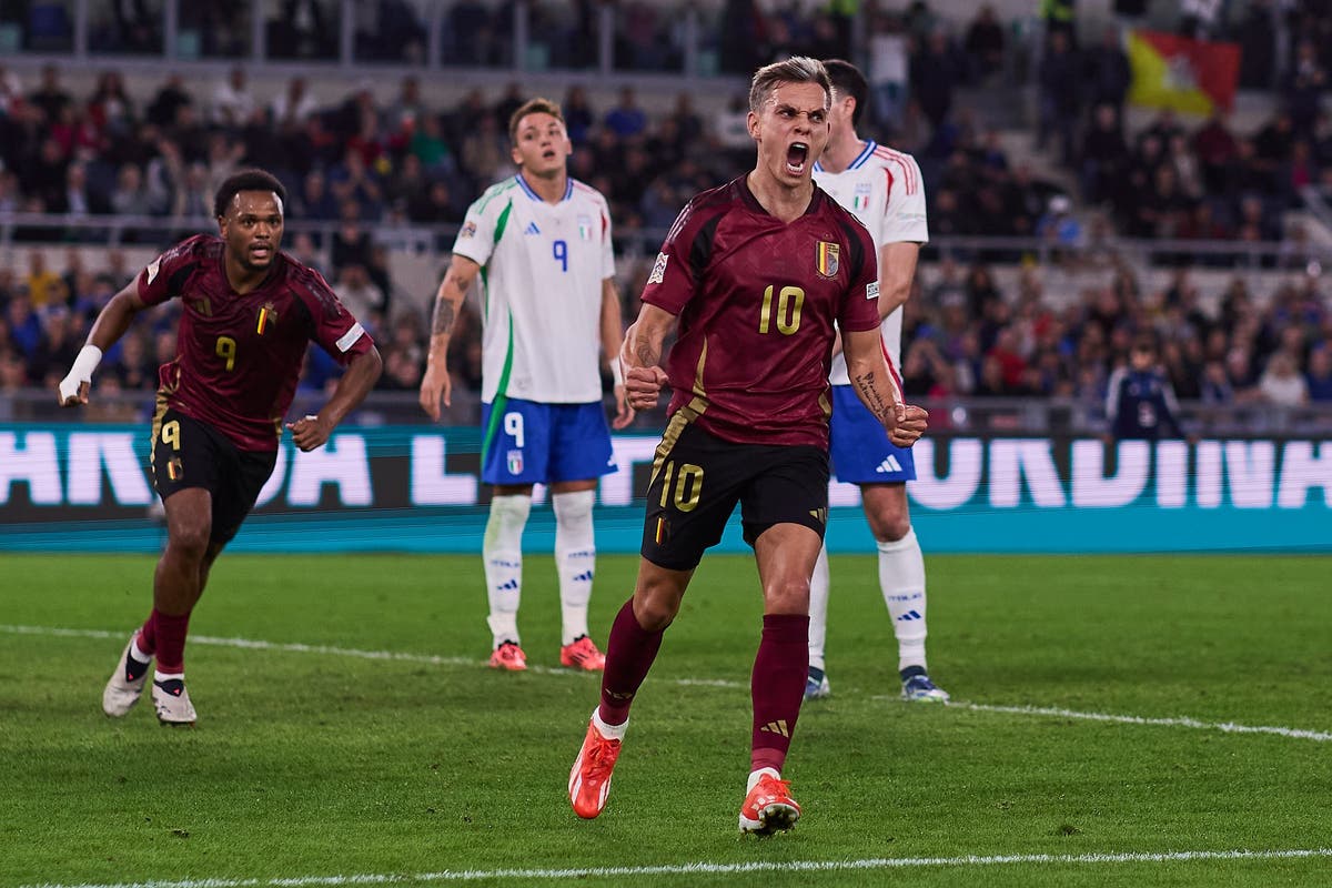 Italy 2-2 Belgium: Leandro Trossard rescues point for Red Devils in dramatic Nations League clash