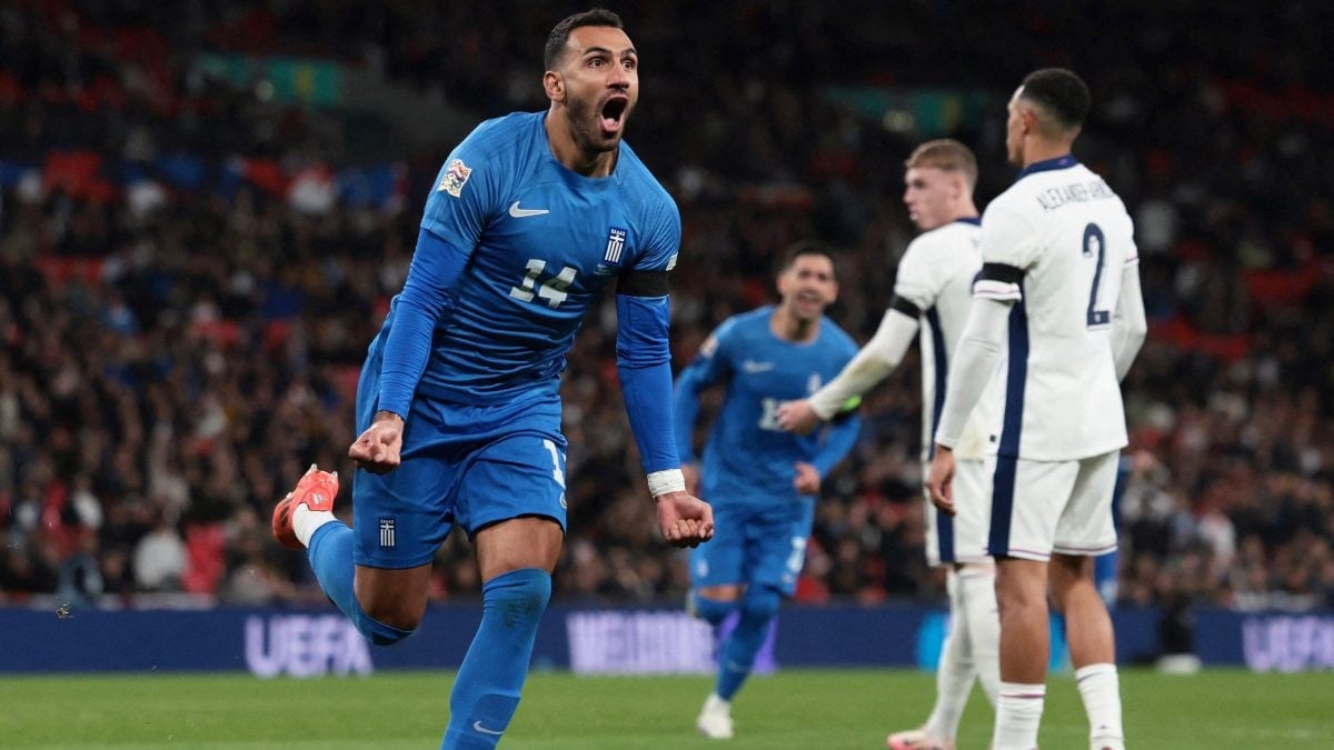 How Greece defeated England in the Nations League with Vangelis Pavlidis' stoppage-time winner