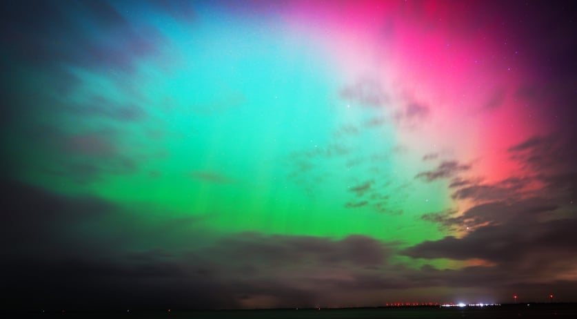 Photos: Northern Lights visible to naked eye in Netherlands last night