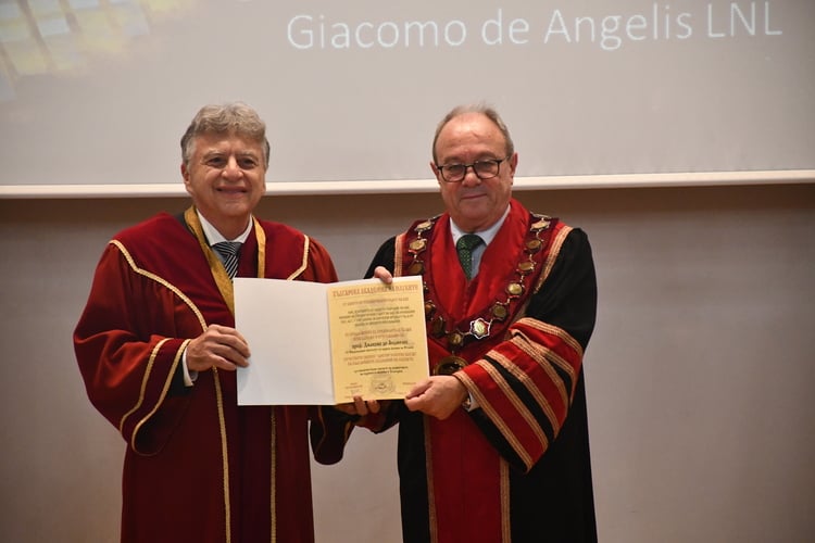 Italian Nuclear Physicist Prof. Dr. Giacomo de Angelis Awarded Honorary Doctorate by Bulgarian Academy of Sciences