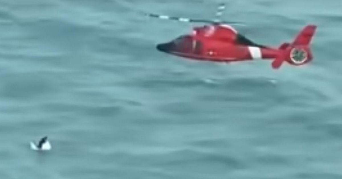 Hurricane Milton: Man rescued after he's left clinging to ice box floating 30 miles off coast