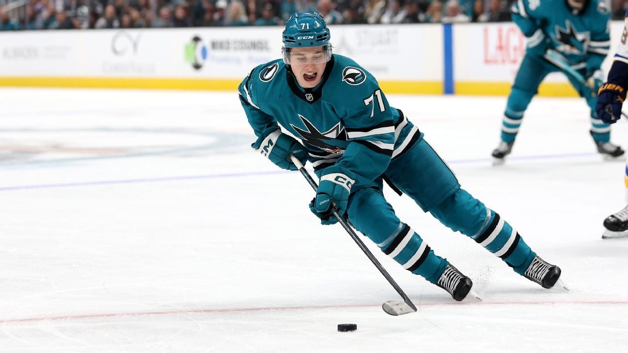 Sharks' Macklin Celebrini evaluated for injury, misses practice